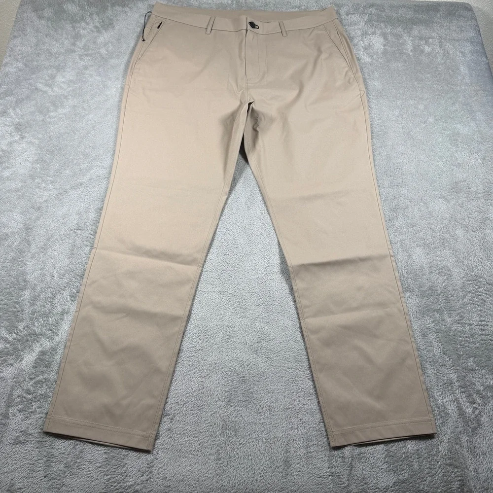 Public Rec Dealmaker Chino‎ Pants Men 36x32 (Fits 38x30) Tan Stretch Travel